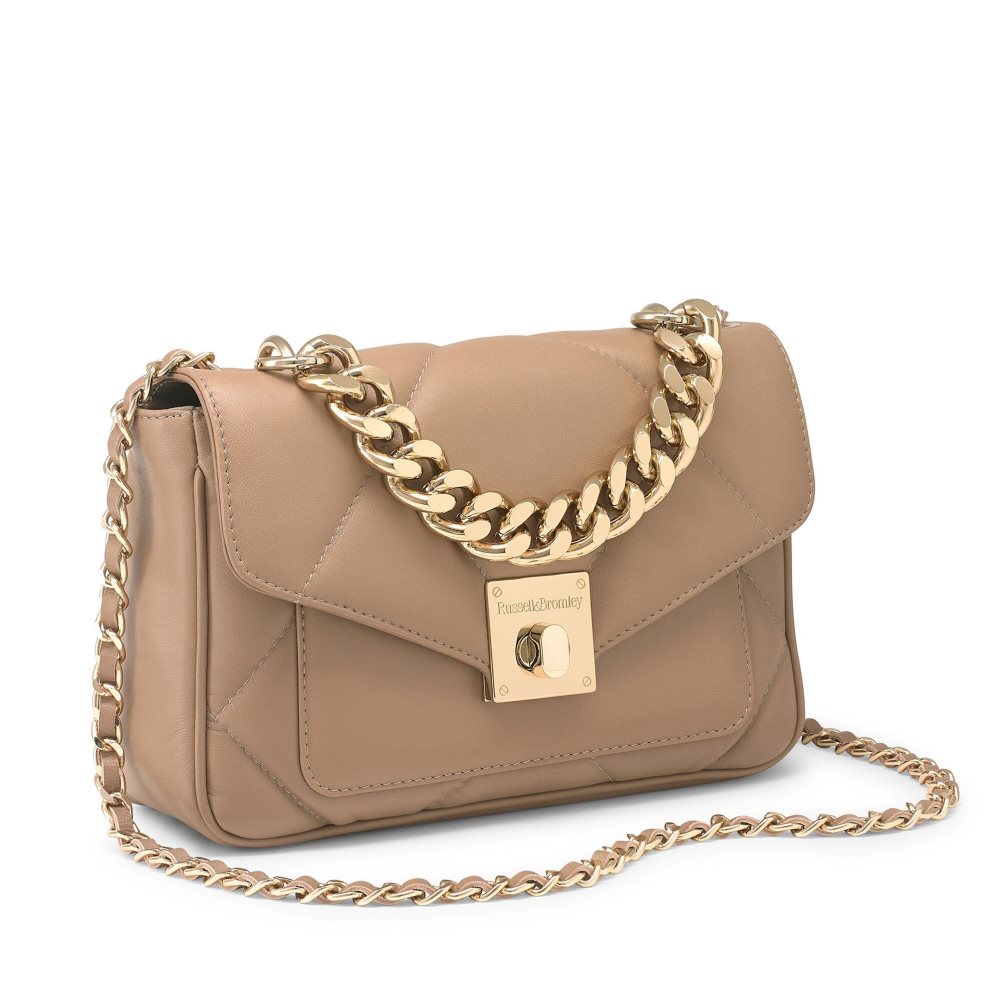 Beige Russell & Bromley Quiltpuff Midi Women's Mini Bag | PH-6-JDLT