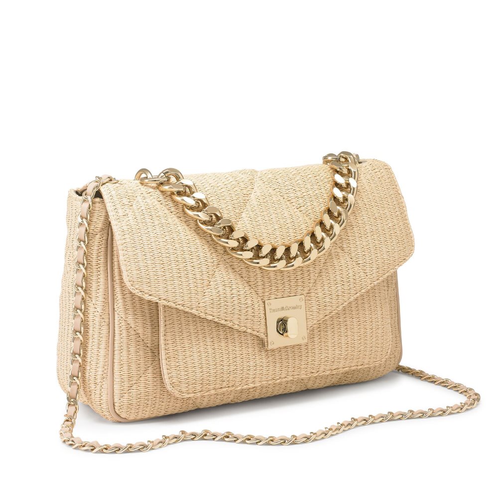 Beige Russell & Bromley Quiltpuff Soft Quilted Women's Crossbody Bags | PH-4-PZHR