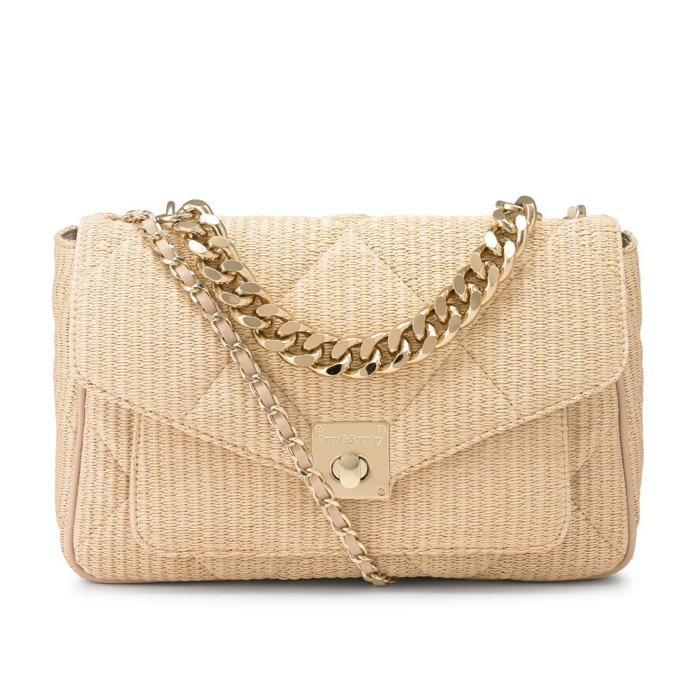 Beige Russell & Bromley Quiltpuff Soft Quilted Women\'s Crossbody Bags | PH-4-PZHR