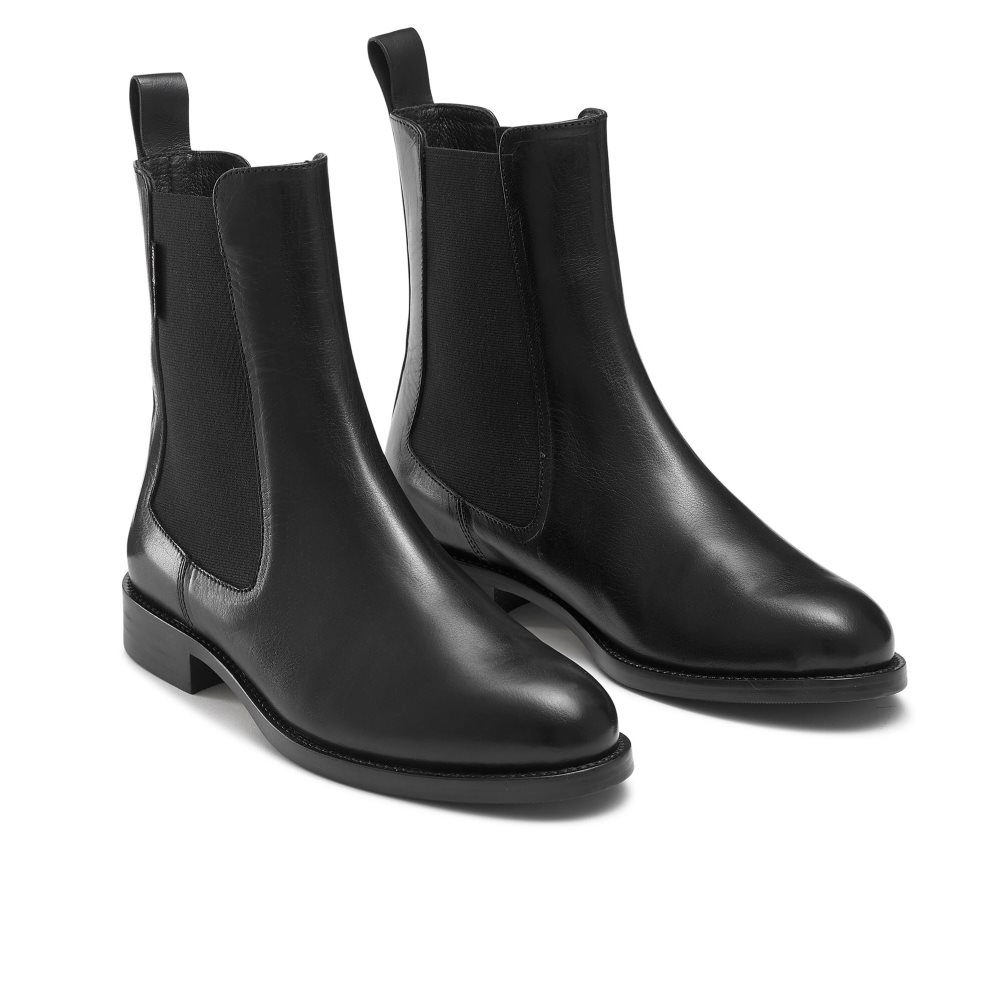 Black Russell & Bromley Belgravia Women's Chelsea Boots | PH-0-AZHF