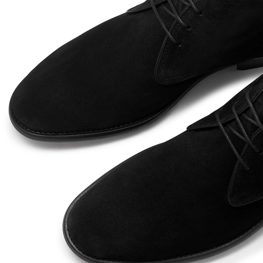 Black Russell & Bromley Classic Men's Desert Boots | PH-0-UNYR