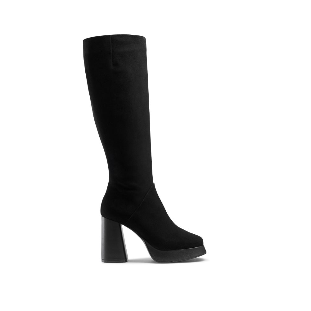 Black Russell & Bromley Cloud Nine Platform Women\'s Knee-high Boots | PH-9-DEXG