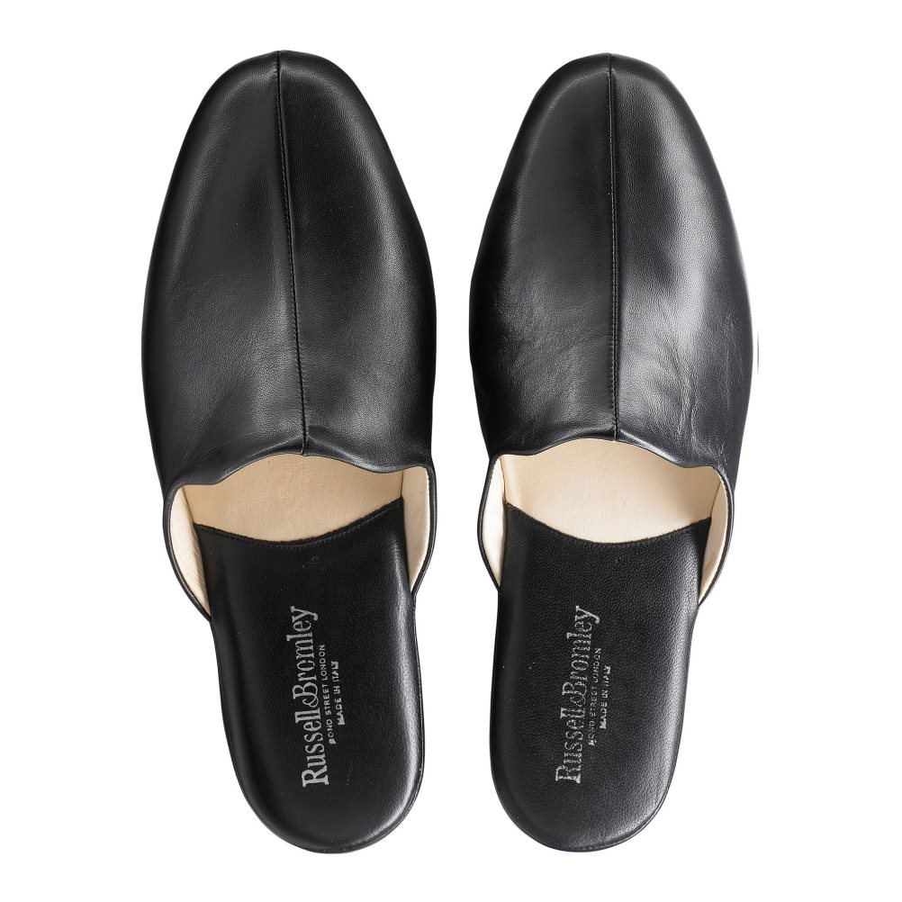 Black Russell & Bromley Dominic Men's Slippers | PH-9-YRAC