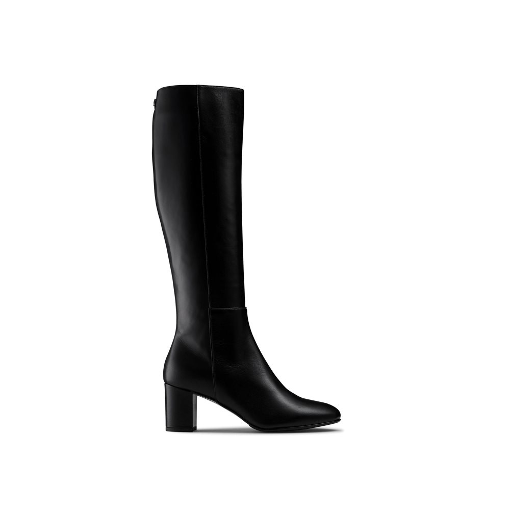 Black Russell & Bromley Dressage Women\'s Knee-high Boots | PH-9-KIWY