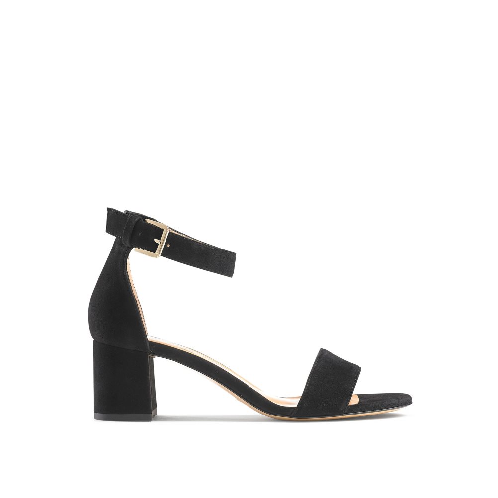 Black Russell & Bromley Ittakestwo Block Women\'s Heels Sandals | PH-0-CGXW