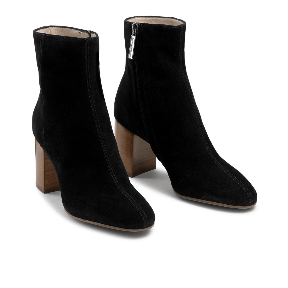 Black Russell & Bromley Katie Dryleks Women's Heeled Boots | PH-7-BCDJ