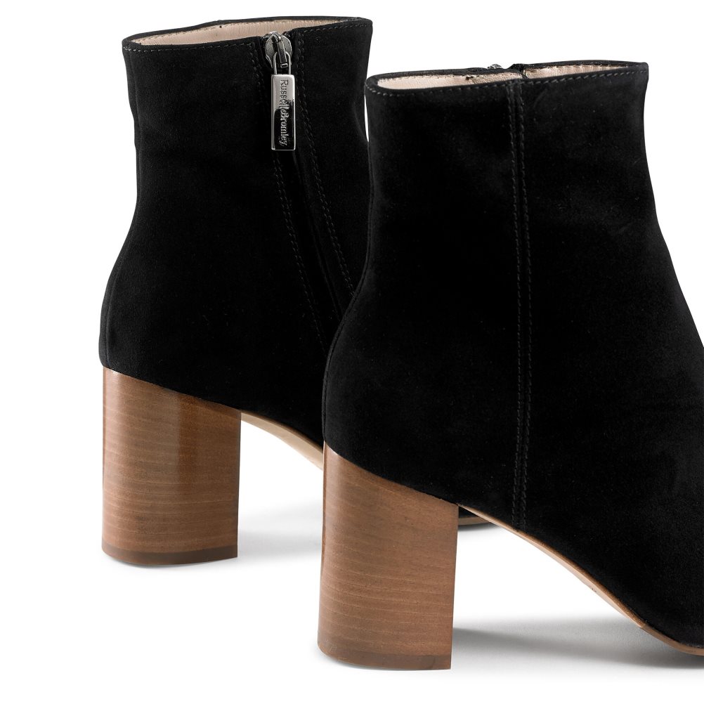 Black Russell & Bromley Katie Dryleks Women's Heeled Boots | PH-7-BCDJ