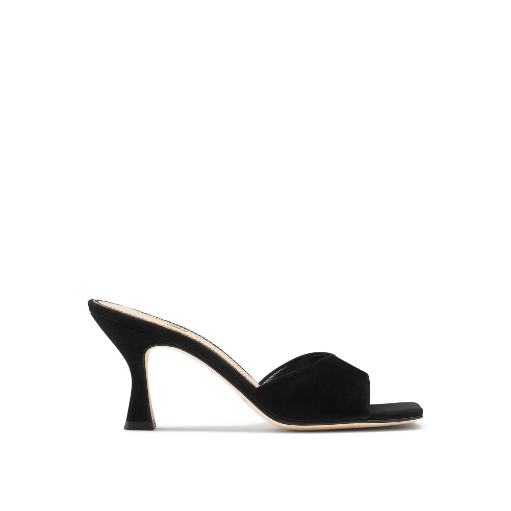 Black Russell & Bromley Mojito 90’s Heeled Women\'s Mules | PH-7-ZPLM