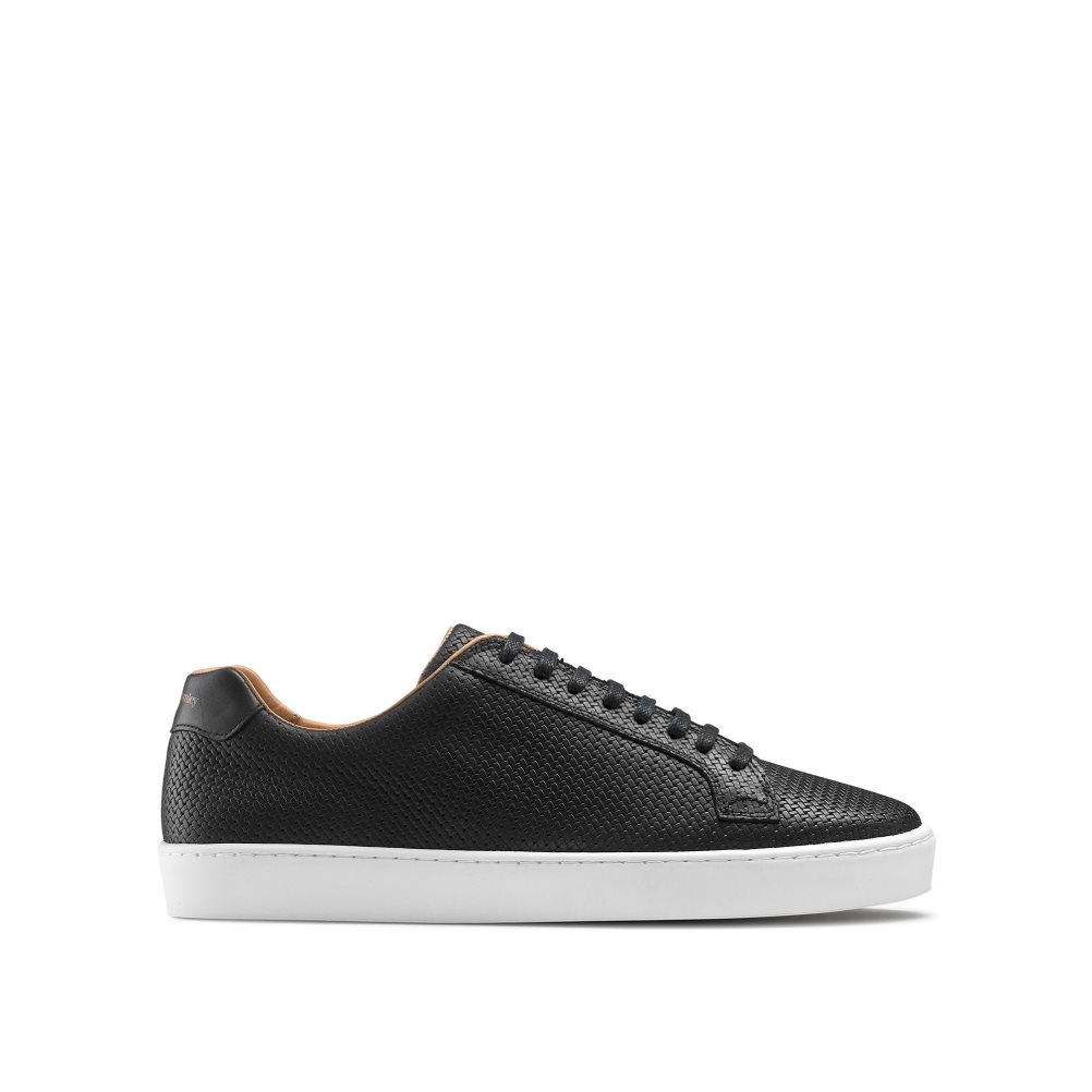 Black Russell & Bromley Park Run Low-top Men\'s Trainers | PH-8-YLCJ