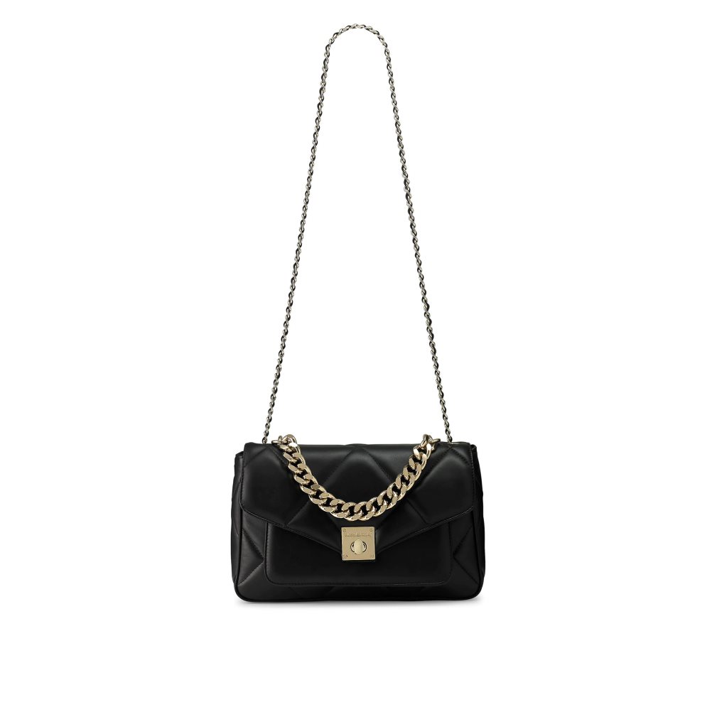 Black Russell & Bromley Quiltpuff Soft Quilted Women's Crossbody Bags | PH-3-KJRE