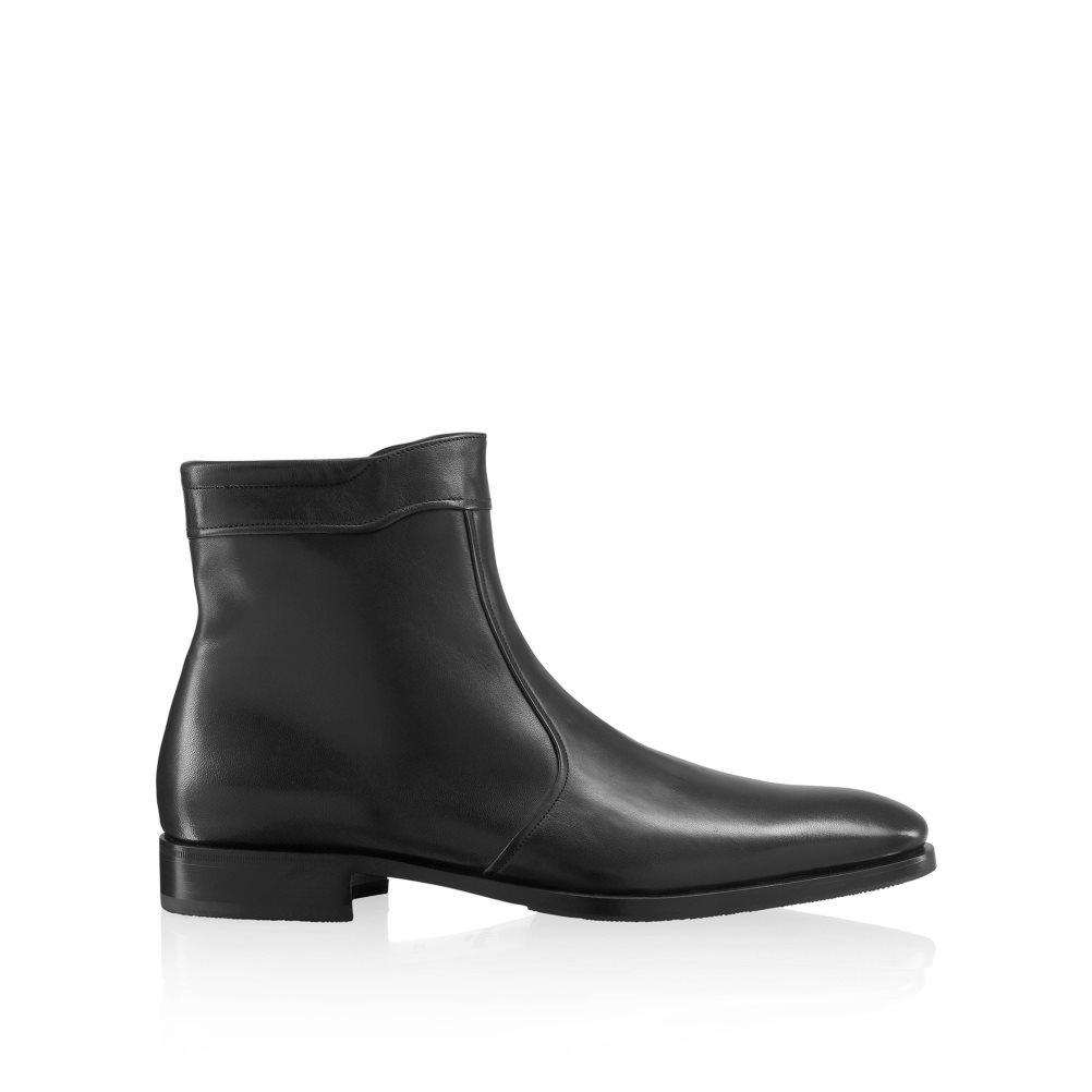 Black Russell & Bromley Repeat Zip Men\'s Ankle Boots | PH-4-LFMR