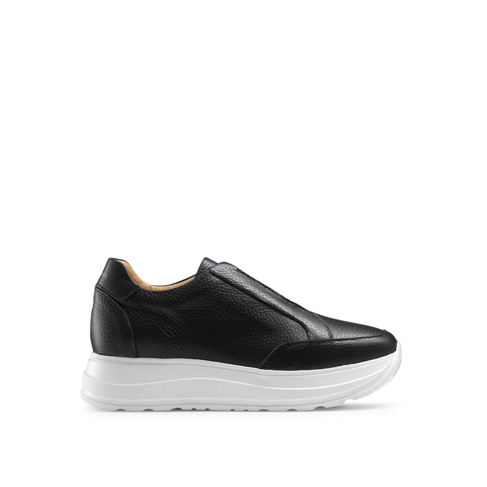 Black Russell & Bromley Speed Up Laceless Women\'s Trainers | PH-5-BHMA