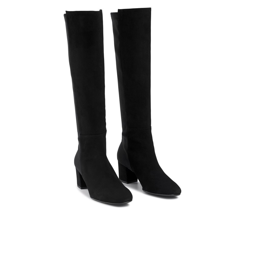 Black Russell & Bromley Trinni Long Stretch Women's Knee-high Boots | PH-5-ALOB