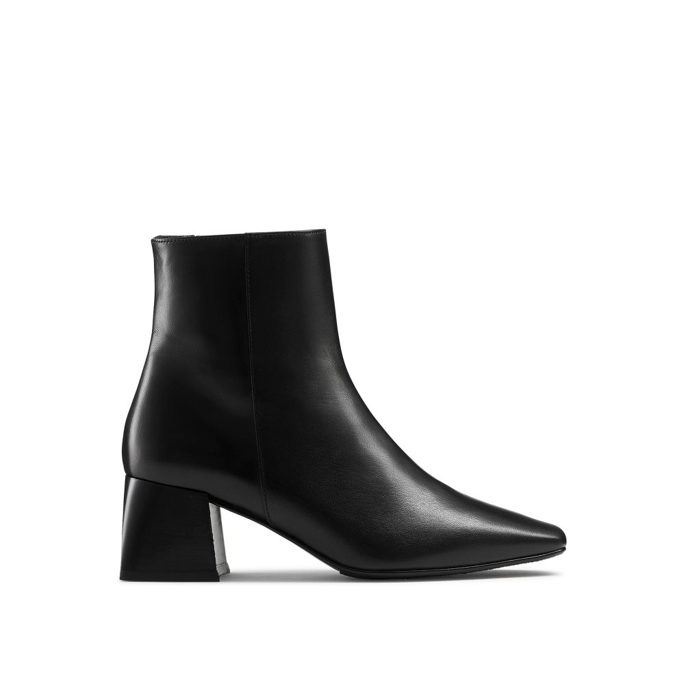 Black Russell & Bromley Twofaced Block Women\'s Heeled Boots | PH-5-GQZS