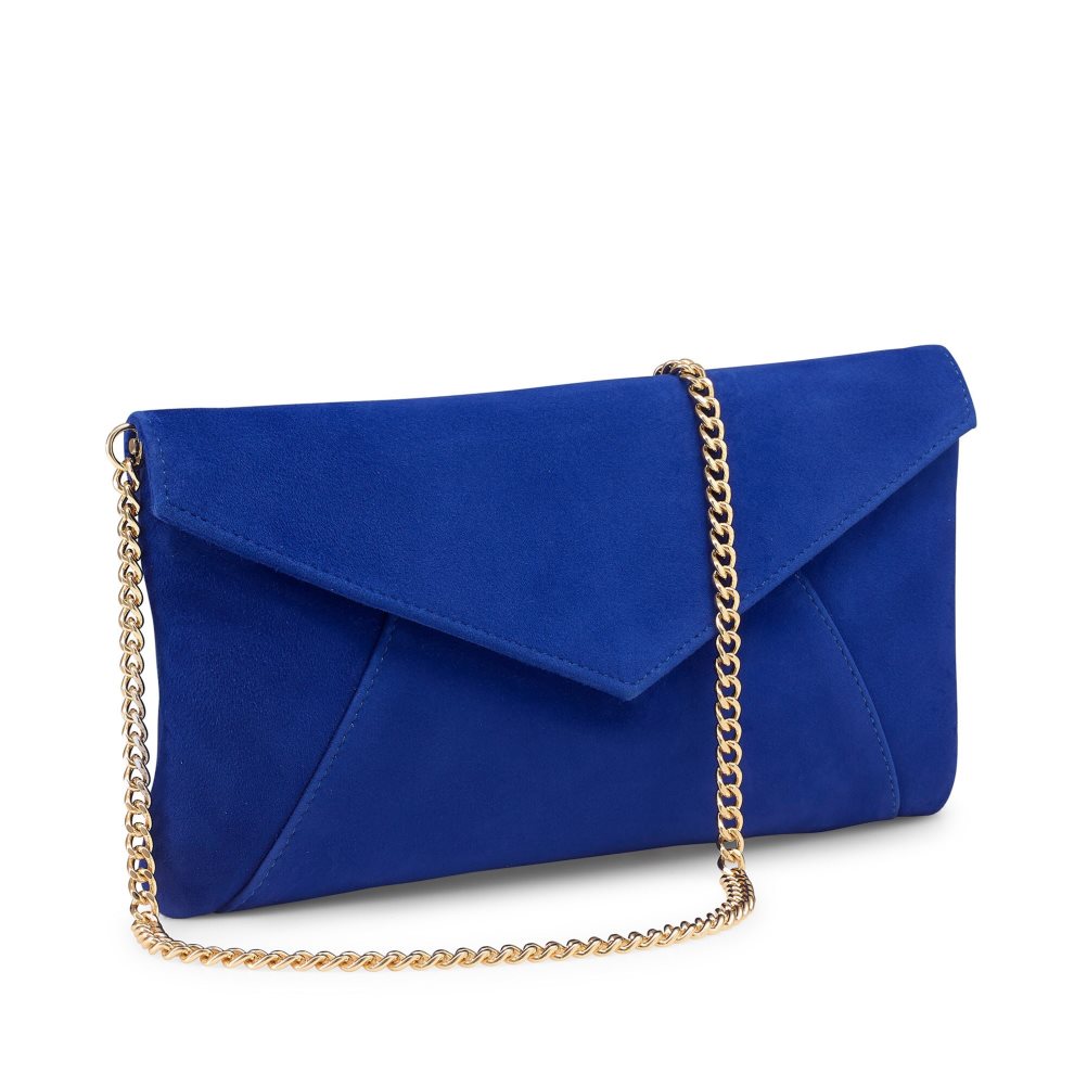 Blue Russell & Bromley Topform Envelope Women's Clutch Bag | PH-0-GPAT