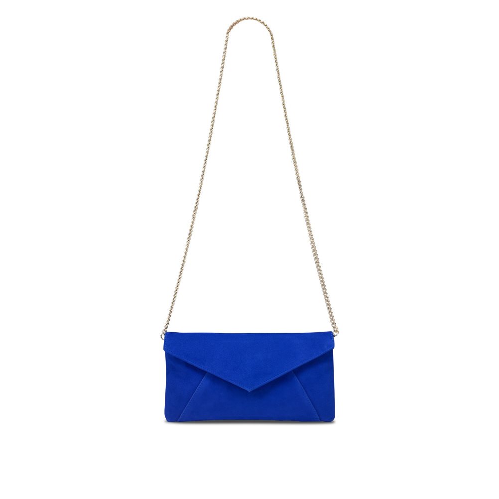 Blue Russell & Bromley Topform Envelope Women's Clutch Bag | PH-0-GPAT