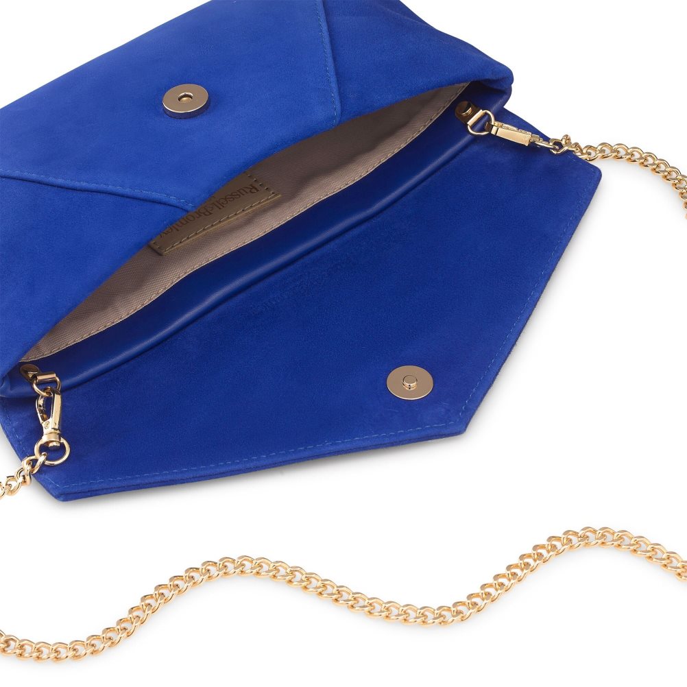 Blue Russell & Bromley Topform Envelope Women's Clutch Bag | PH-0-GPAT