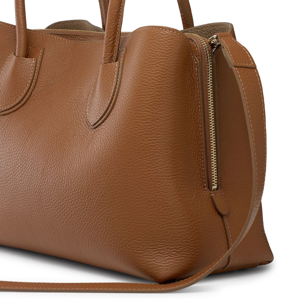 Brown Russell & Bromley 9 To 5 Top Women's Handbag | PH-0-AONG