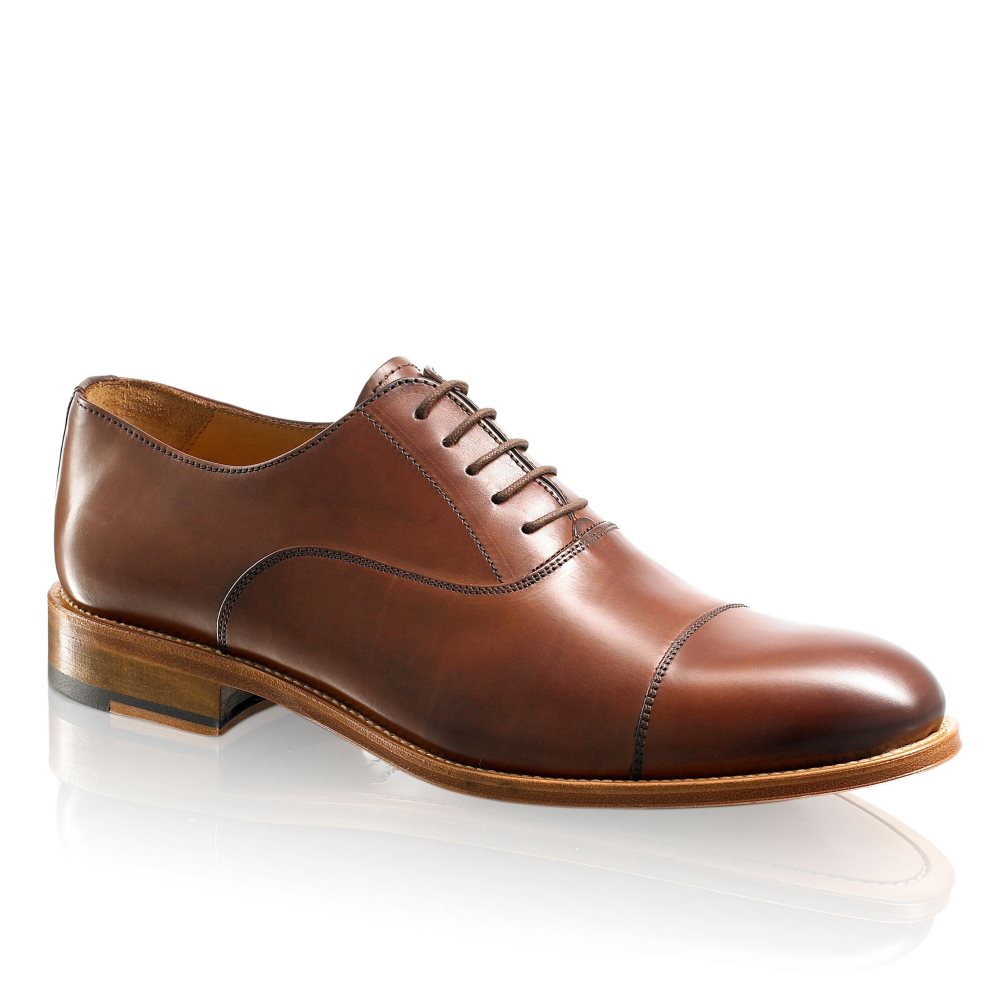 Brown Russell & Bromley Boris Lace-up Oxford Men's Formal Shoes | PH-5-WVYE