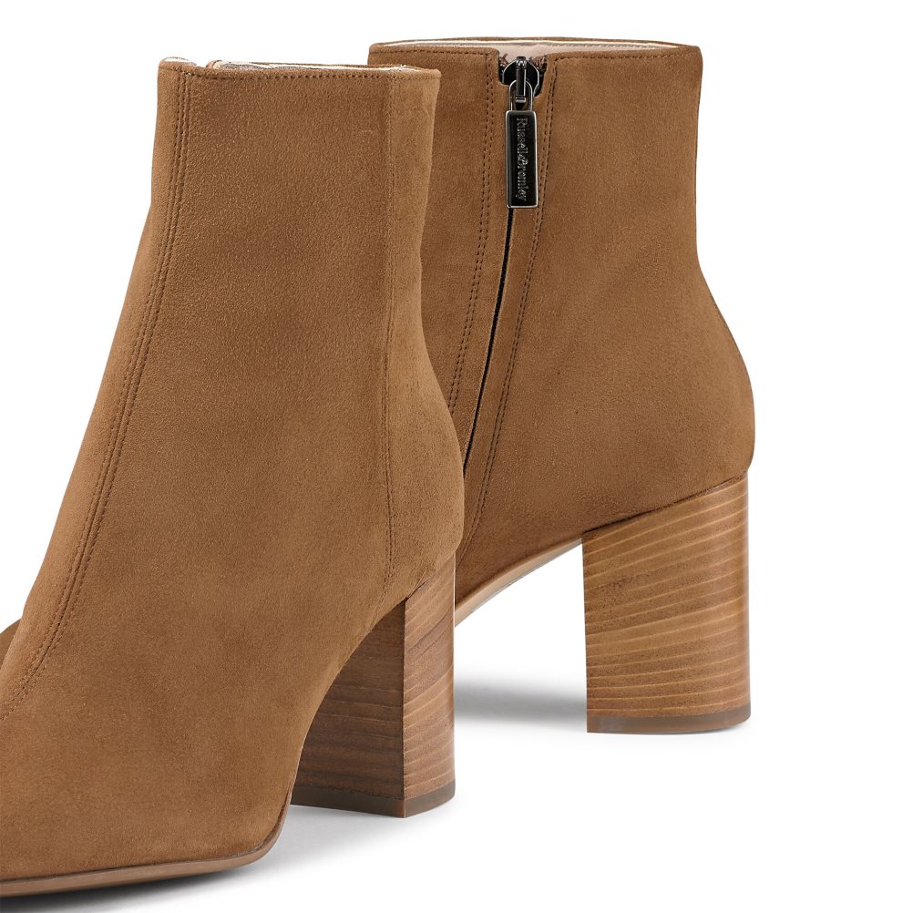 Brown Russell & Bromley Katie Dryleks Women's Heeled Boots | PH-0-IJMY