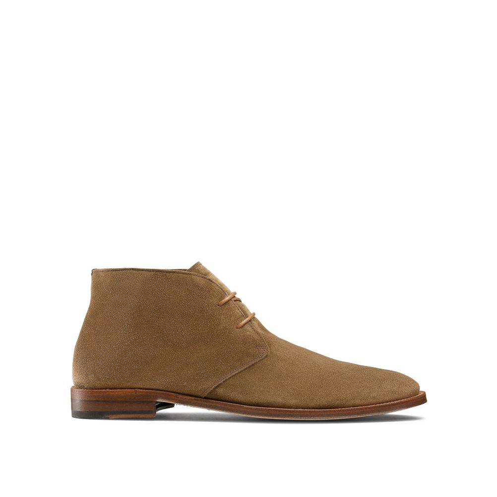 Brown Russell & Bromley Pall Mall Unlined Men\'s Chukka Boots | PH-3-PDVB