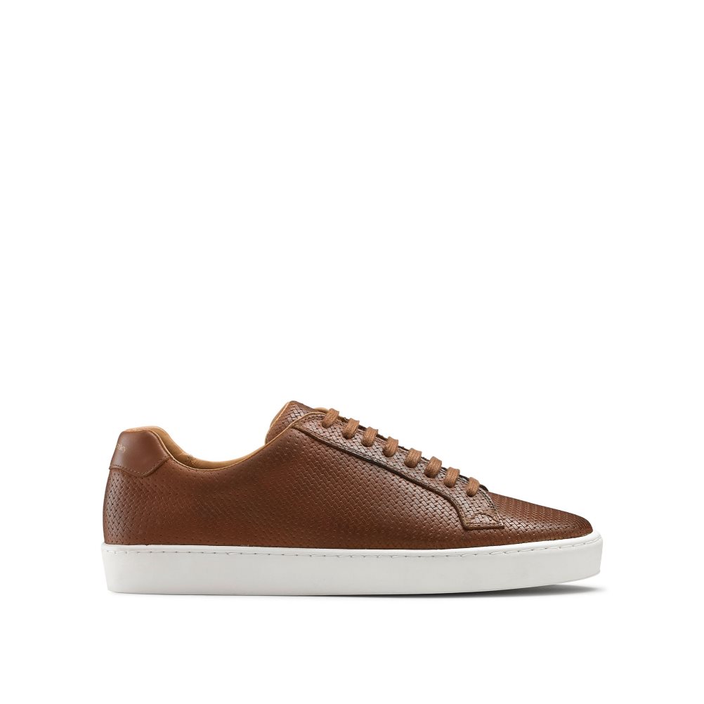 Brown Russell & Bromley Park Run Low-top Men\'s Trainers | PH-3-OTKI