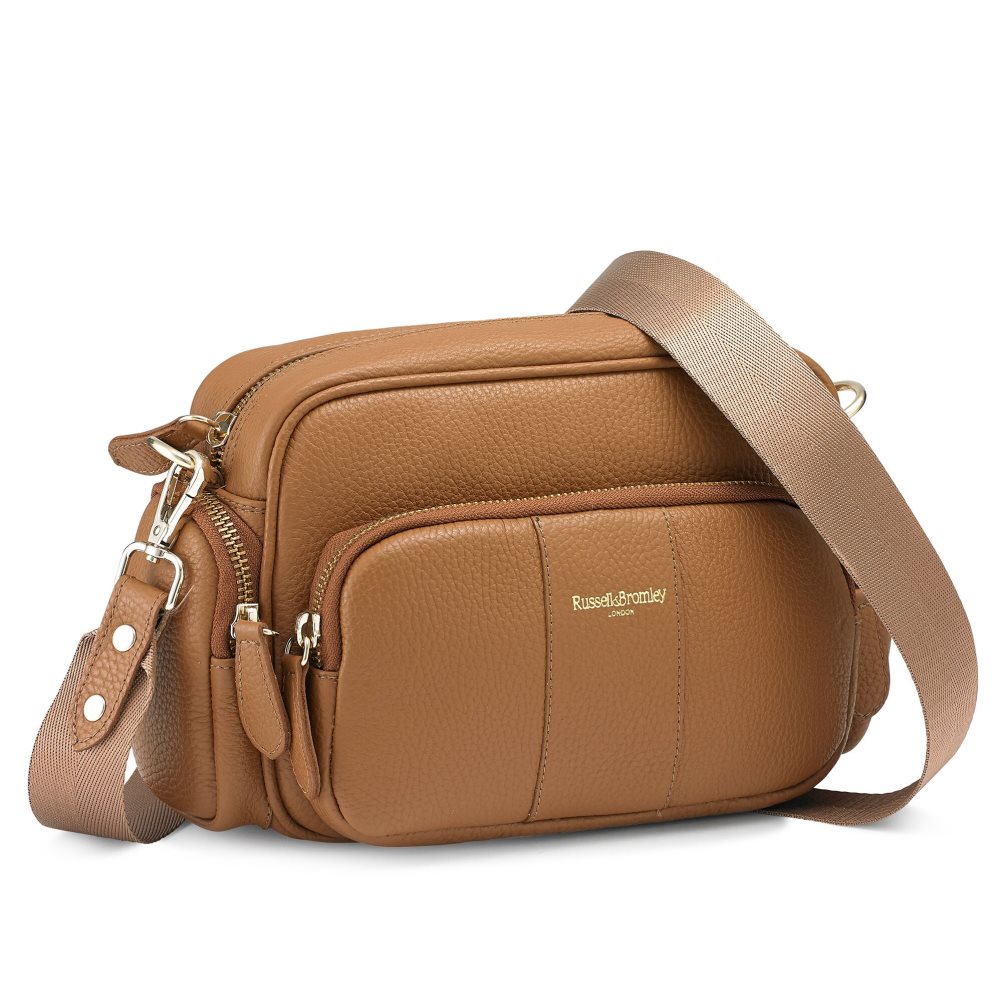 Brown Russell & Bromley Snapshot Multi-pocket Women's Crossbody Bags | PH-7-VEMC