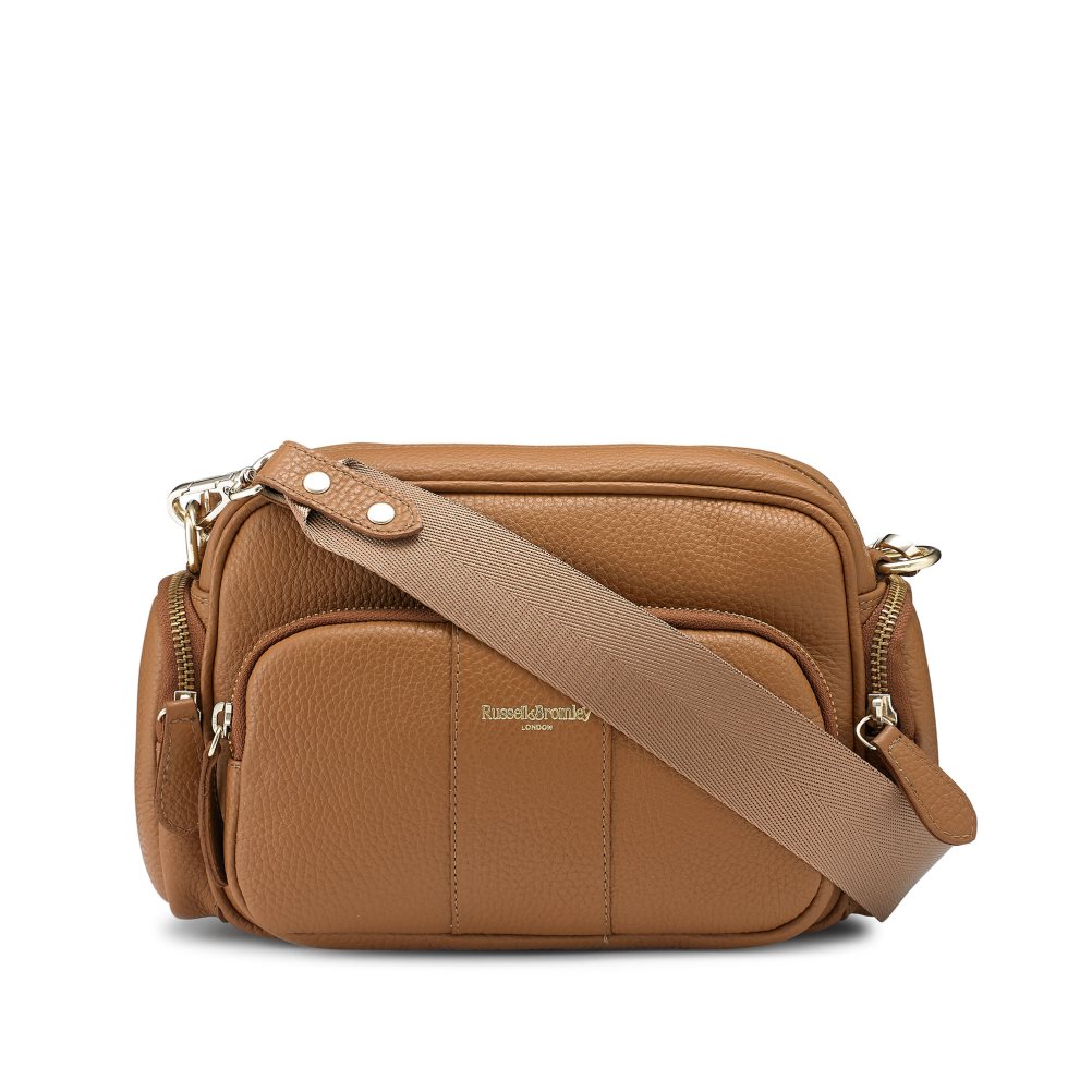 Brown Russell & Bromley Snapshot Multi-pocket Women\'s Crossbody Bags | PH-7-VEMC