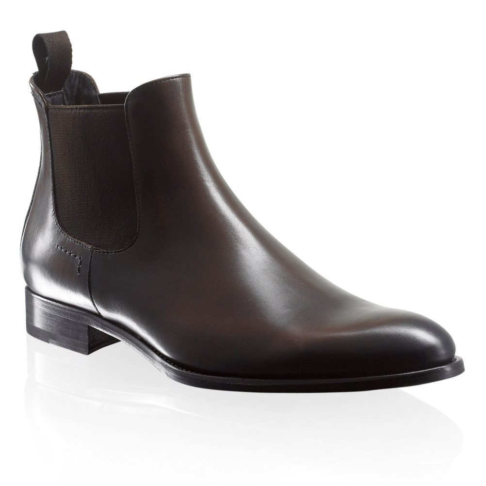 Chocolate Russell & Bromley Beechwood Classic Men's Chelsea Boots | PH-8-HXGK