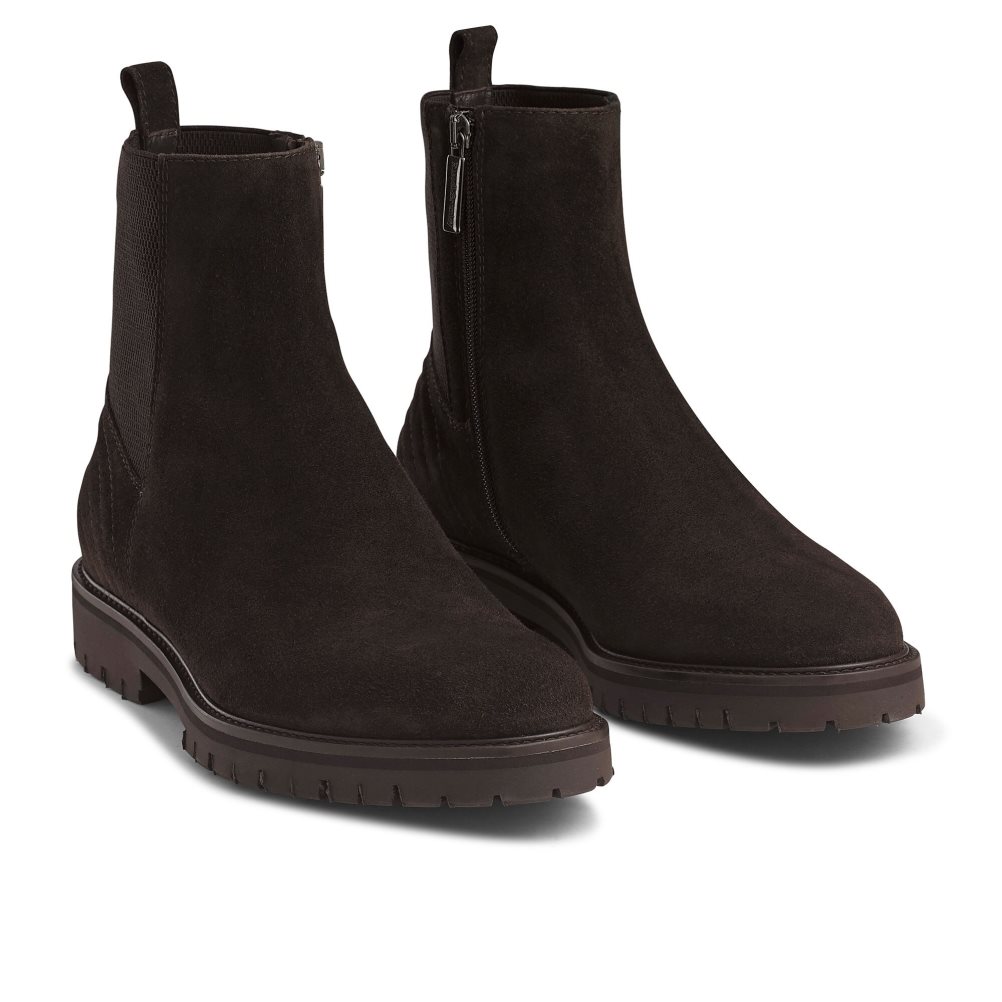 Chocolate Russell & Bromley Brando Men's Chelsea Boots | PH-3-PGCT