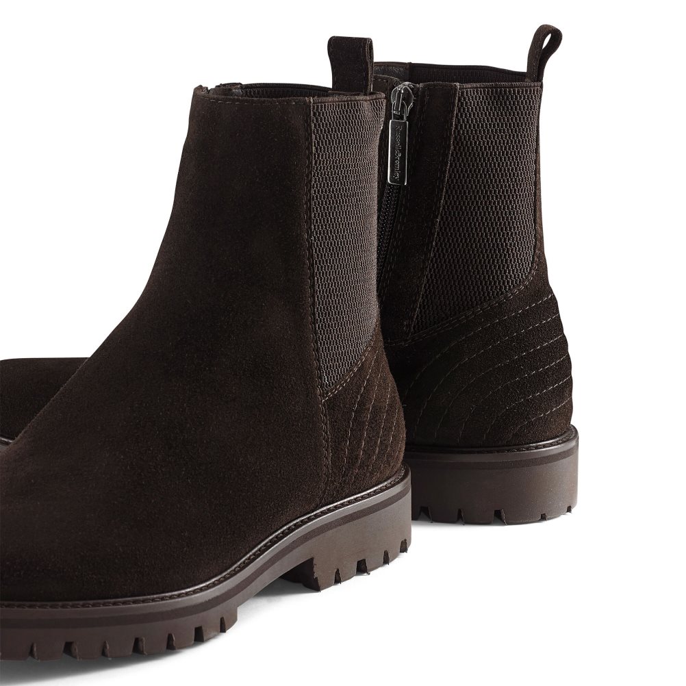 Chocolate Russell & Bromley Brando Men's Chelsea Boots | PH-3-PGCT