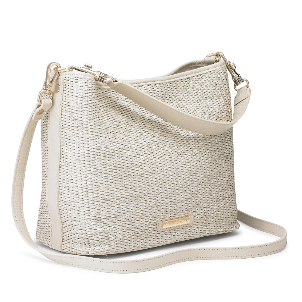 Cream Russell & Bromley Getaway Soft Grab Women's Crossbody Bags | PH-7-ZTYW