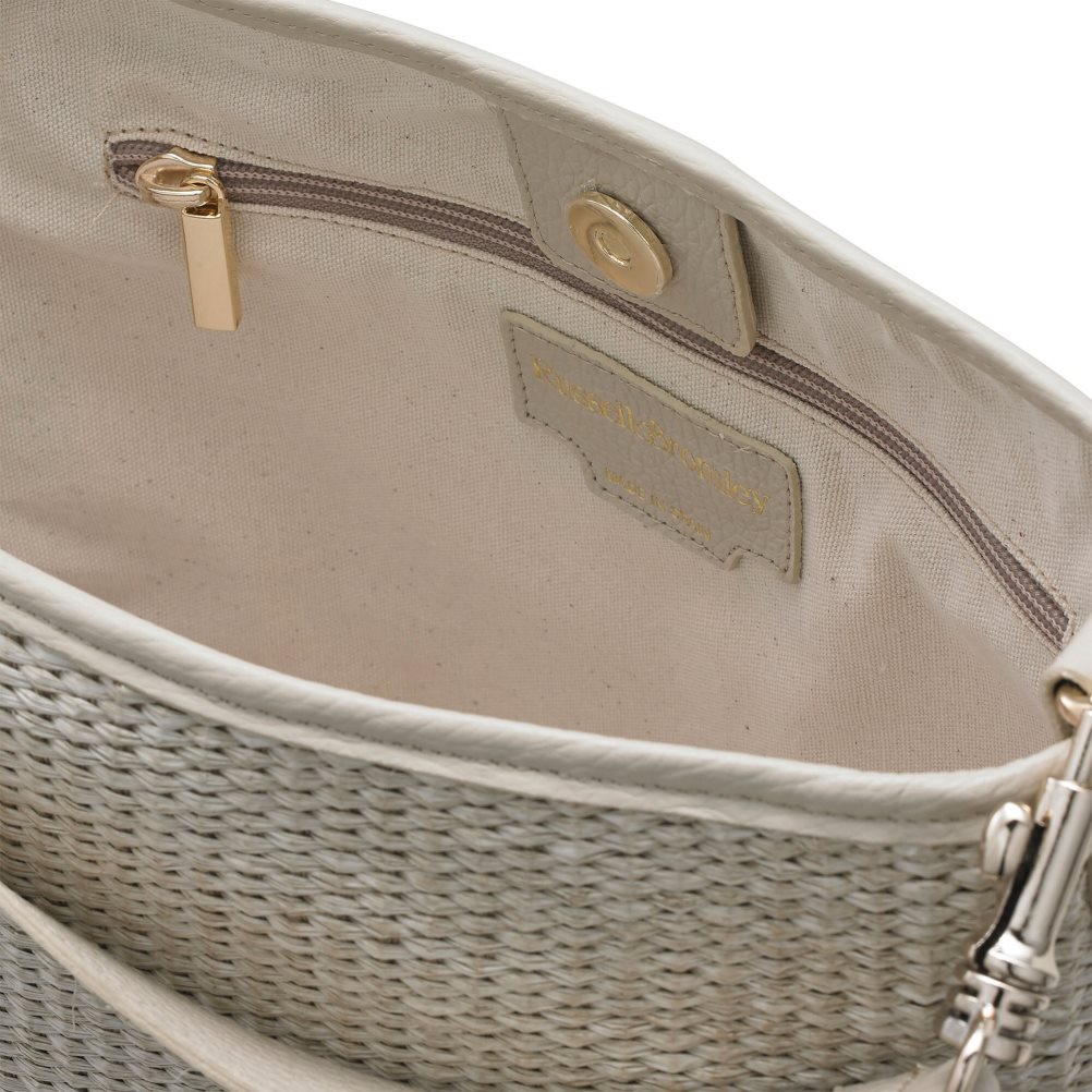 Cream Russell & Bromley Getaway Soft Grab Women's Crossbody Bags | PH-7-ZTYW