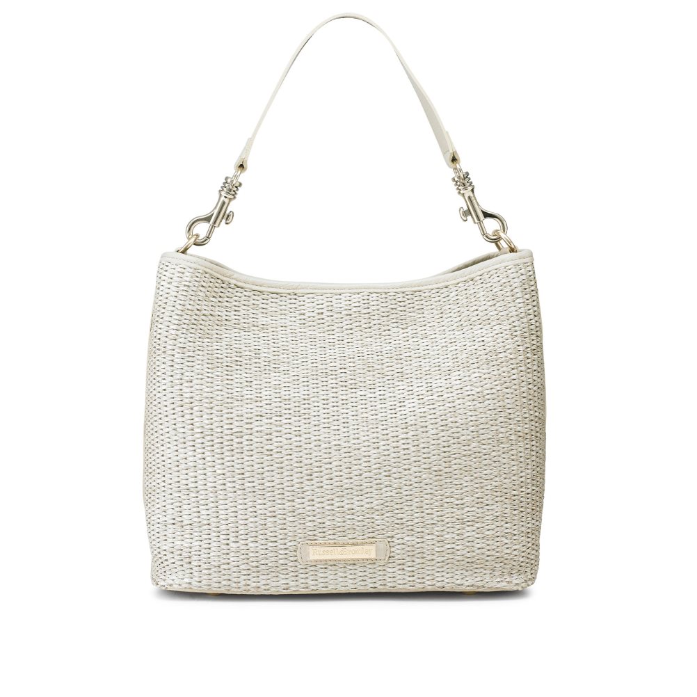 Cream Russell & Bromley Getaway Soft Grab Women\'s Crossbody Bags | PH-7-ZTYW