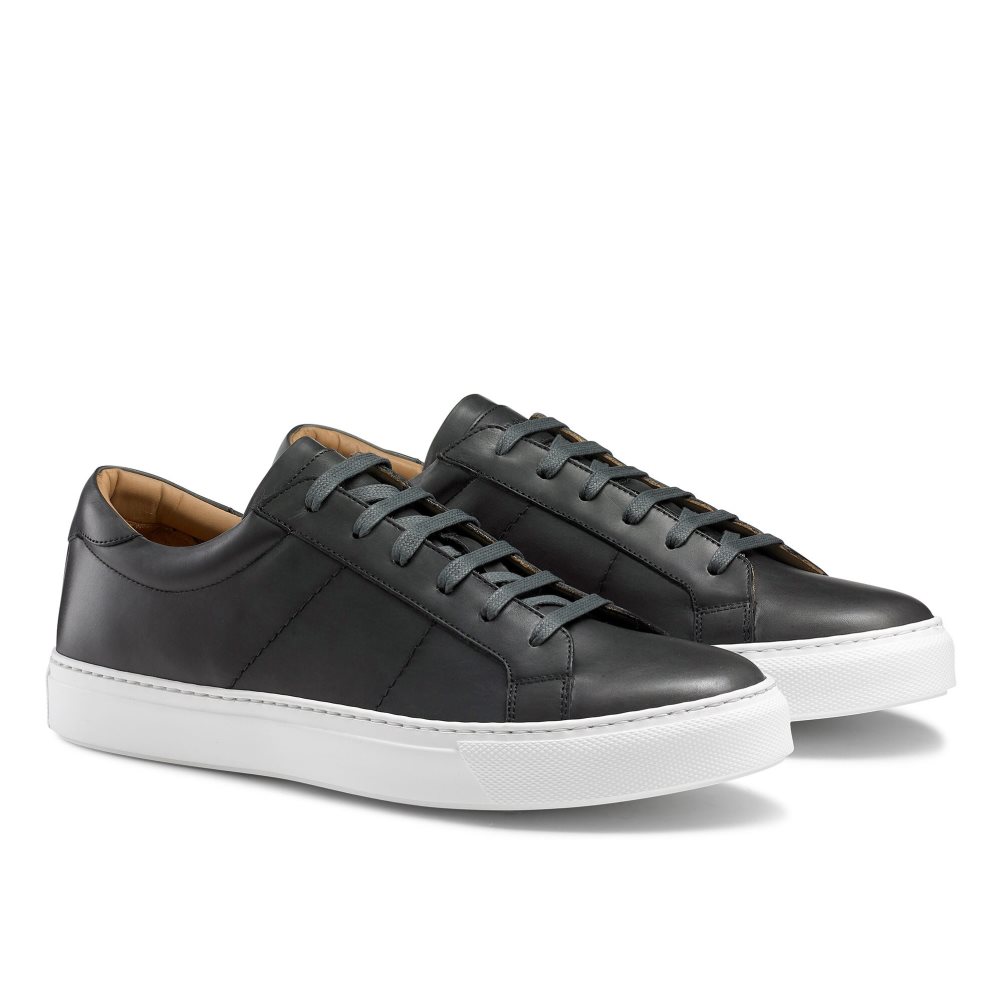 Dark Grey Russell & Bromley Realtime Luxury Men's Trainers | PH-7-JYVQ