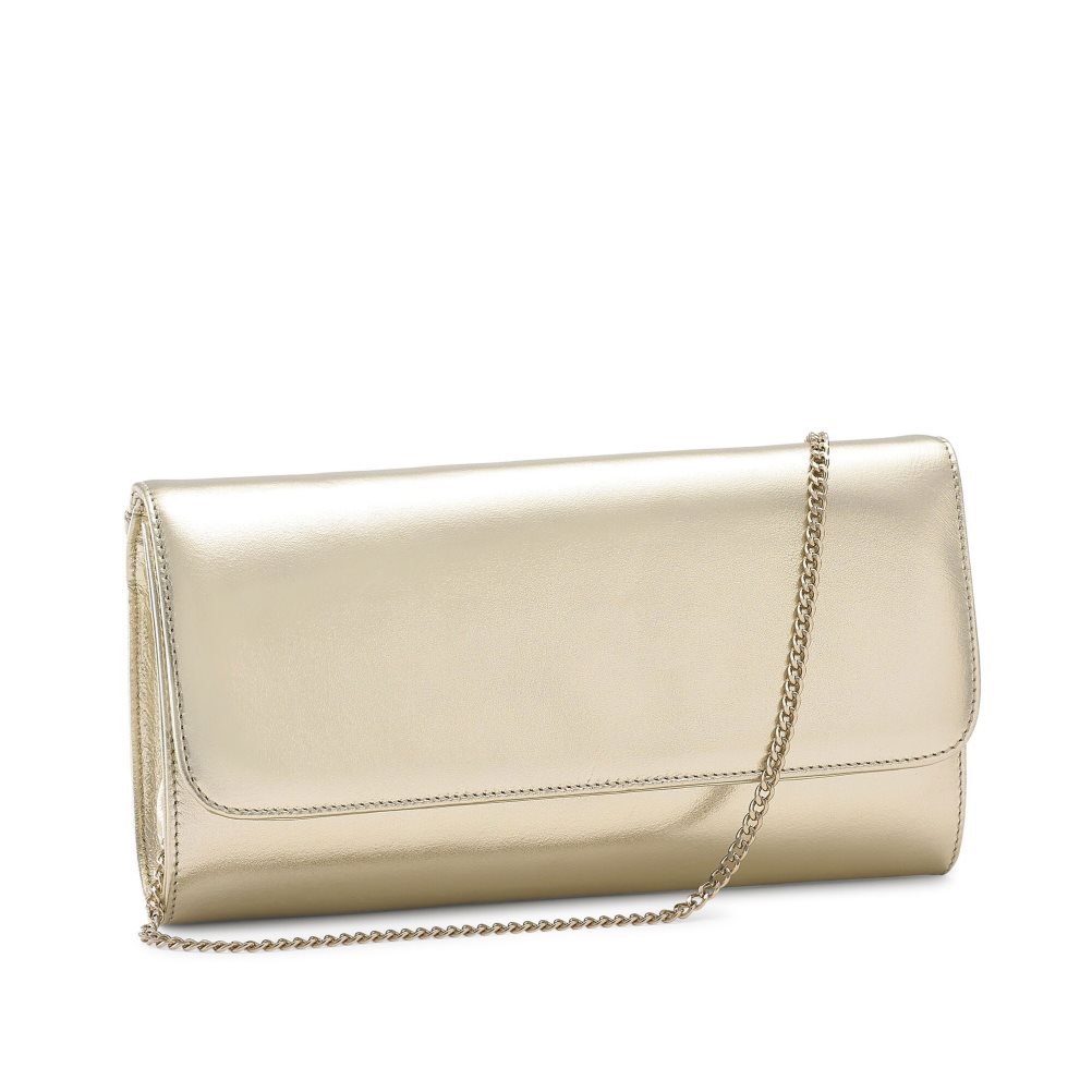 Gold Russell & Bromley 85clutch Women's Clutch Bag | PH-9-DLVZ