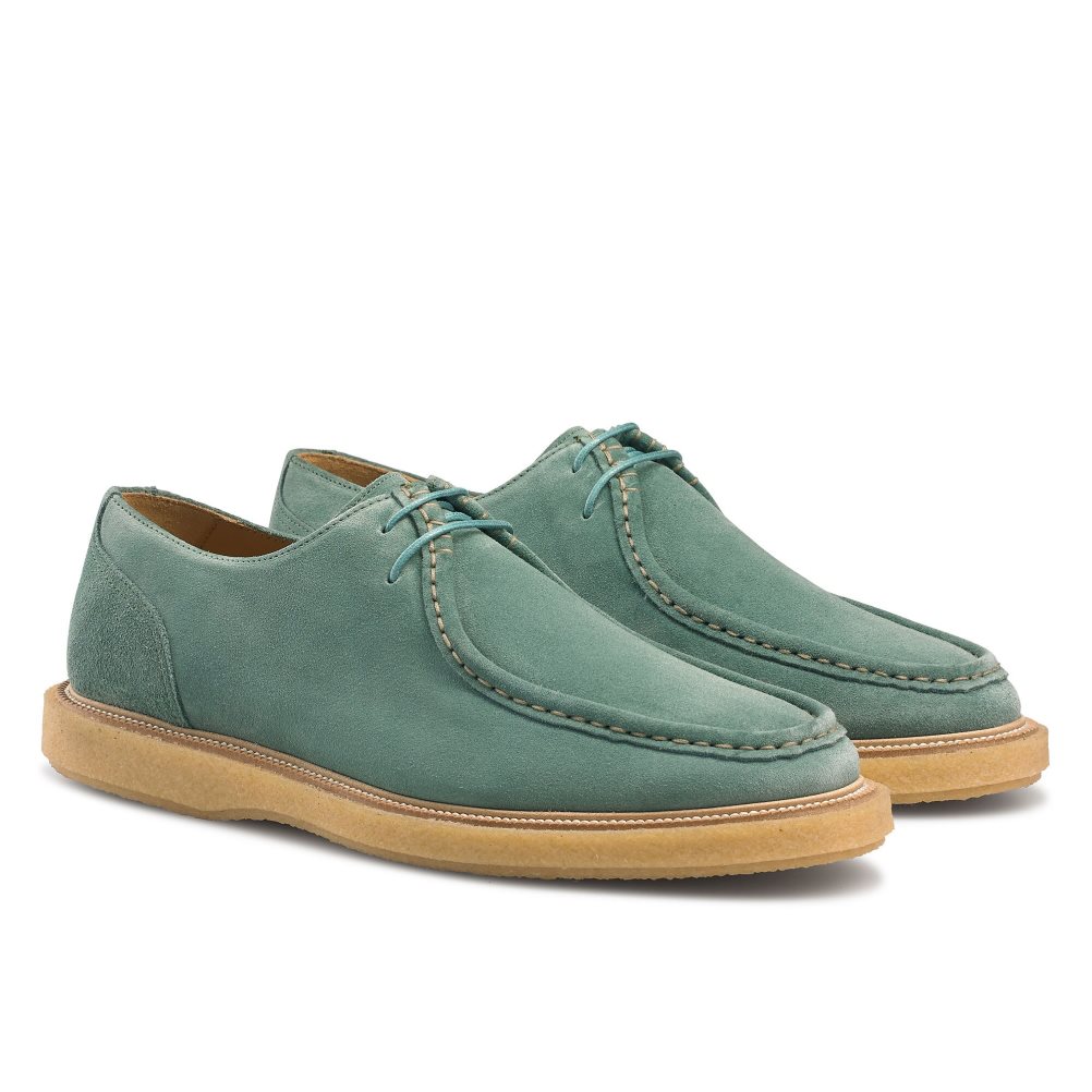 Green Russell & Bromley Algonquin Crepe Sole Trappeur Men's Derby Shoes | PH-5-KTVB