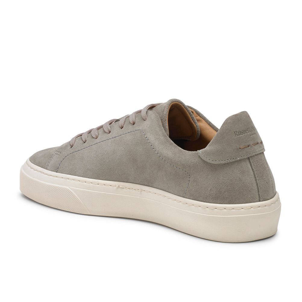 Grey Russell & Bromley Out Pace Luxury Men's Trainers | PH-7-ZJIK