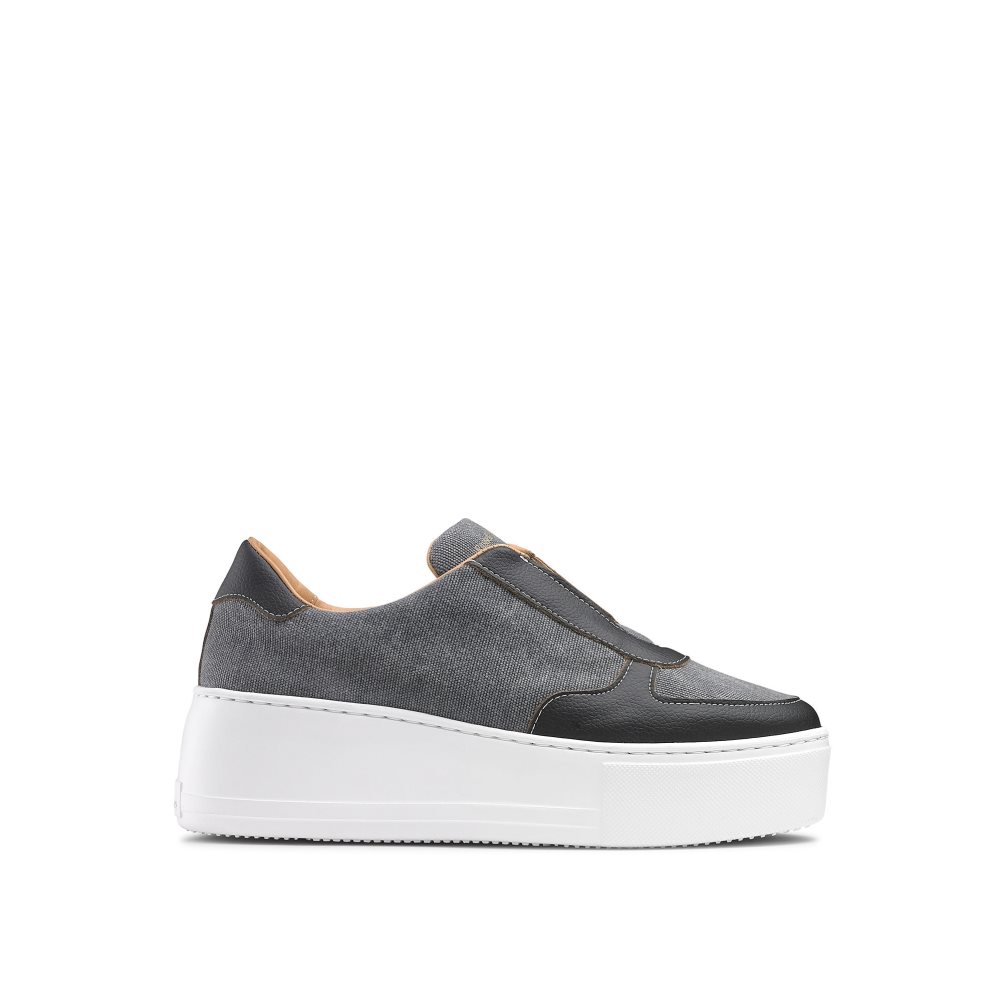 Grey Russell & Bromley Park Ave Eco Flatform Women\'s Platform Shoes | PH-7-HIGJ