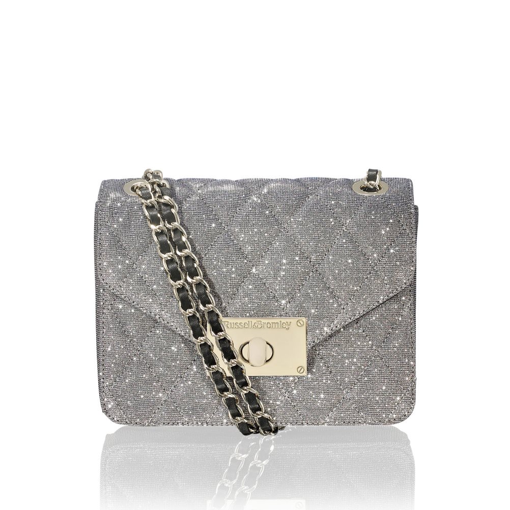 Grey Russell & Bromley Quiltpurse Boxy Chain Women\'s Shoulder Bags | PH-7-LAZS