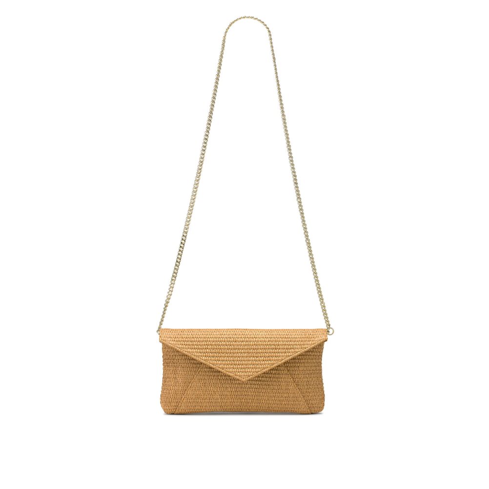 Khaki Russell & Bromley Topform Envelope Women's Clutch Bag | PH-4-PQAV