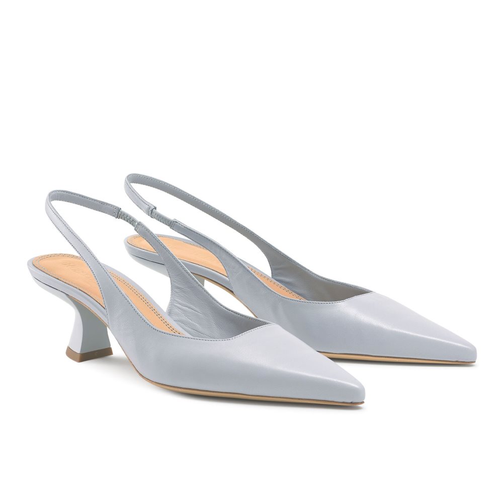 Light Blue Russell & Bromley Slingback Point Women's Pumps | PH-2-YHDP