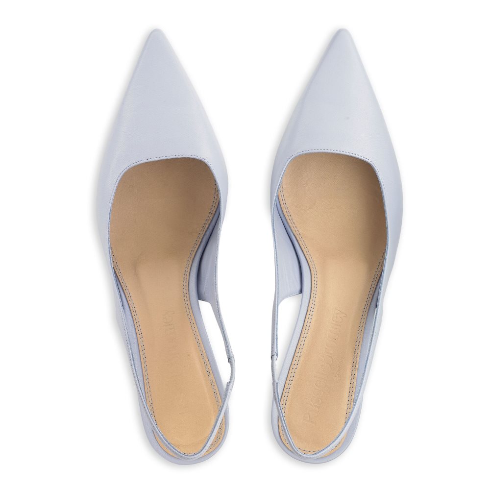 Light Blue Russell & Bromley Slingback Point Women's Pumps | PH-2-YHDP