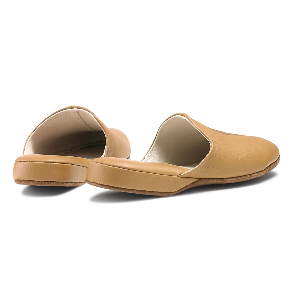 Light Brown Russell & Bromley Dominic Men's Slippers | PH-1-ZMEA