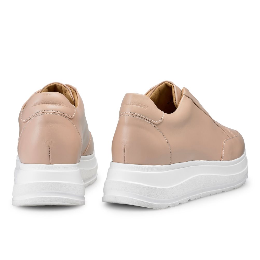 Light Brown Russell & Bromley Speed Up Laceless Runner Women's Trainers | PH-3-GHNY