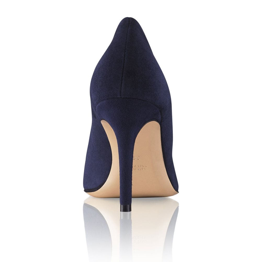 Navy Russell & Bromley 85mm Stiletto Women's Heels | PH-6-RTVX