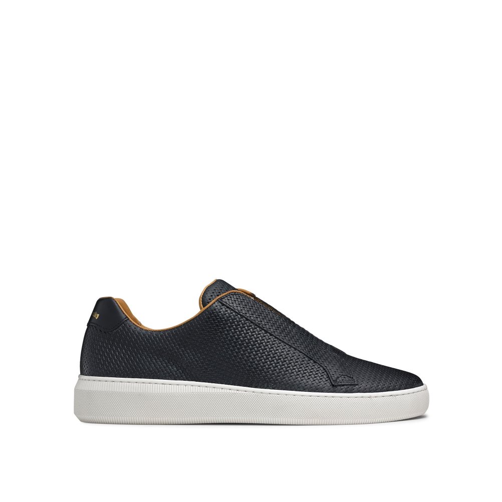 Navy Russell & Bromley Clearway M Laceless Men\'s Trainers | PH-6-MNGE