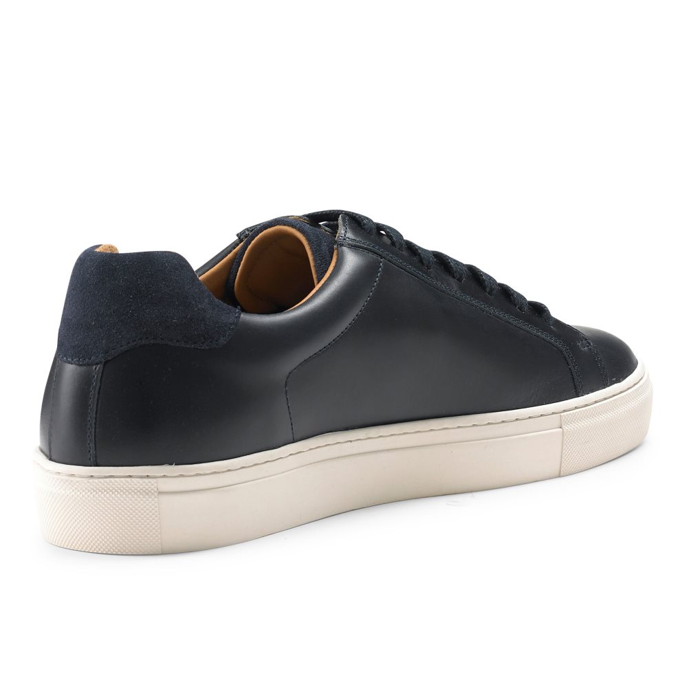 Navy Russell & Bromley Downfield Derby Lace Up Men's Trainers | PH-6-GOFU