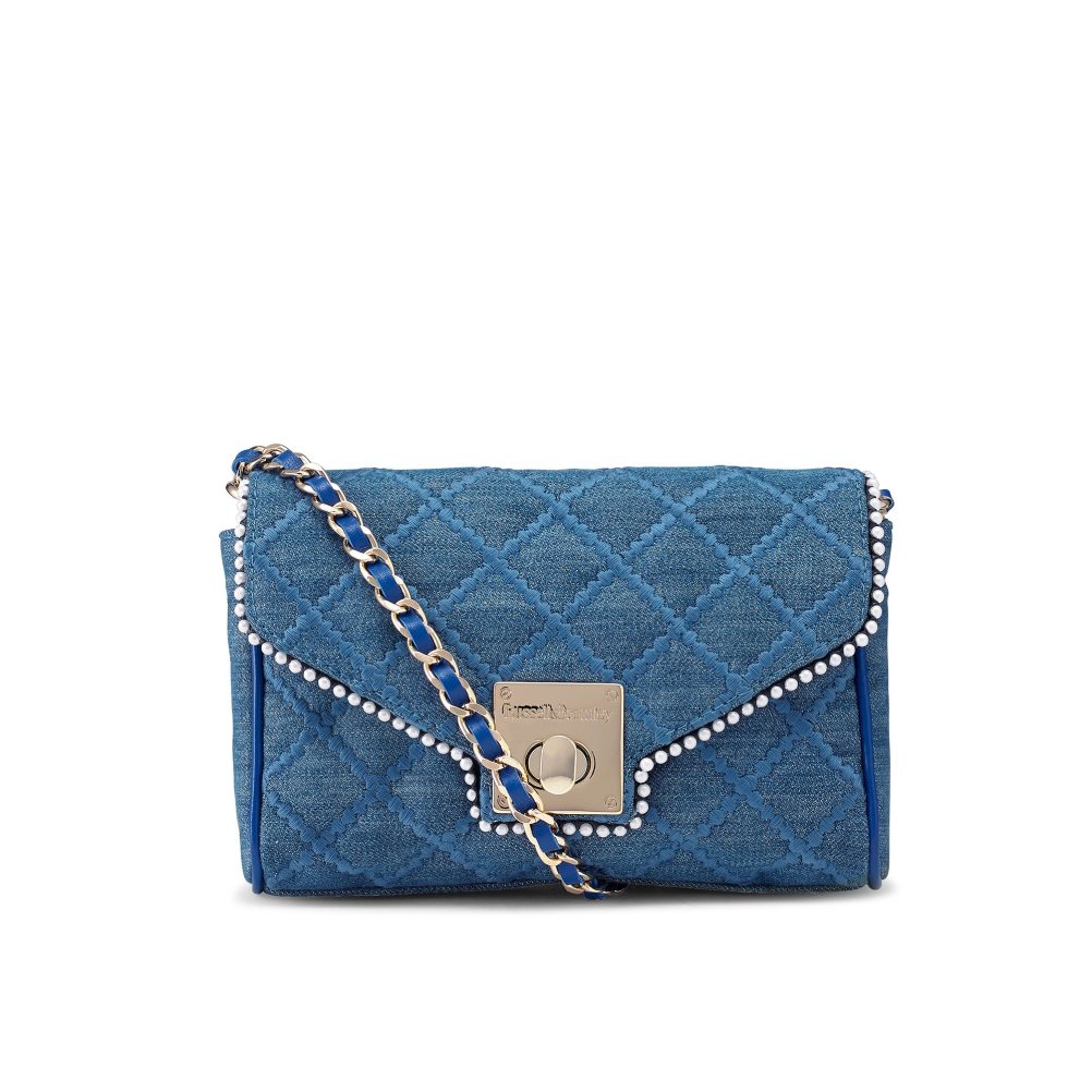 Navy Russell & Bromley Promenade Chain Women\'s Mini Bag | PH-4-RNBJ