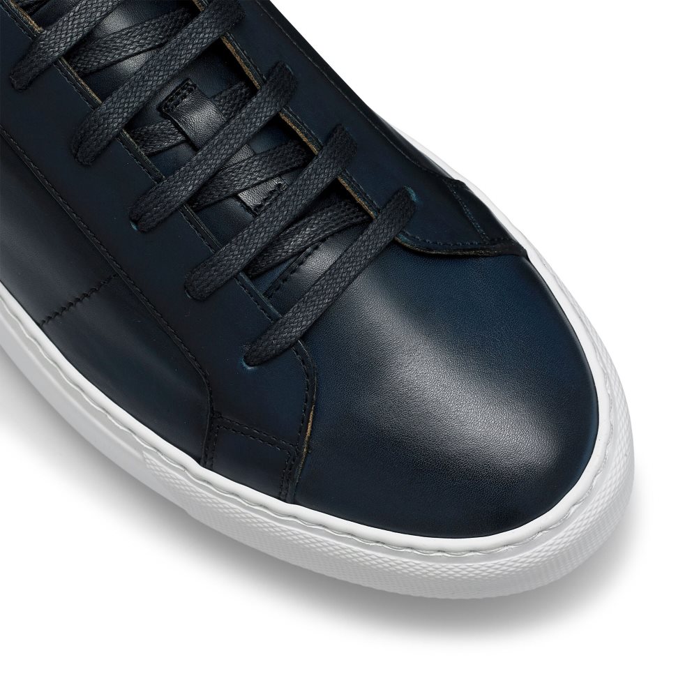 Navy Russell & Bromley Realtime Luxury Men's Trainers | PH-5-WSJH